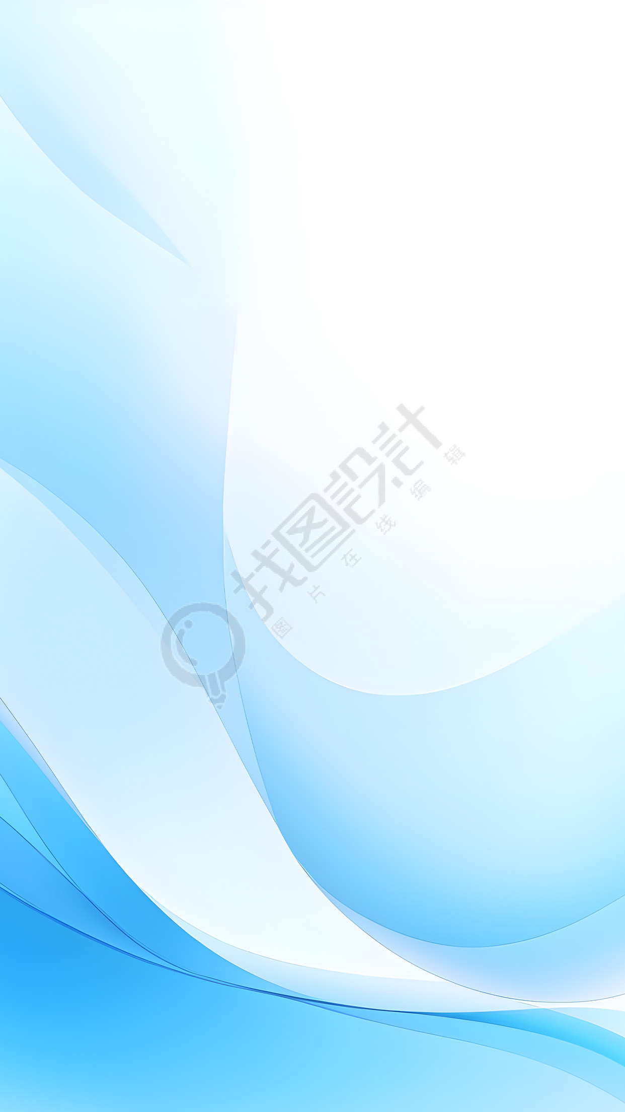 明亮大气的蓝色渐变背景