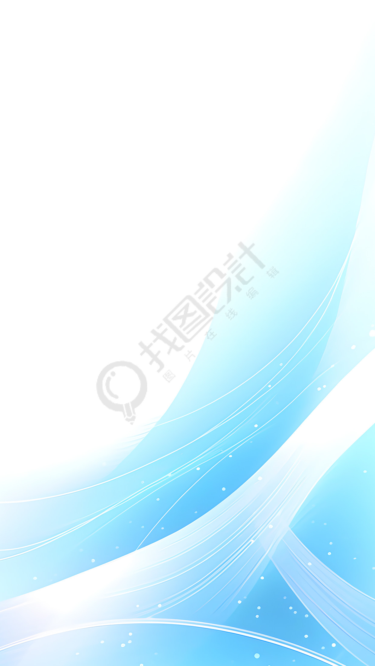 蓝白光影互联网背景