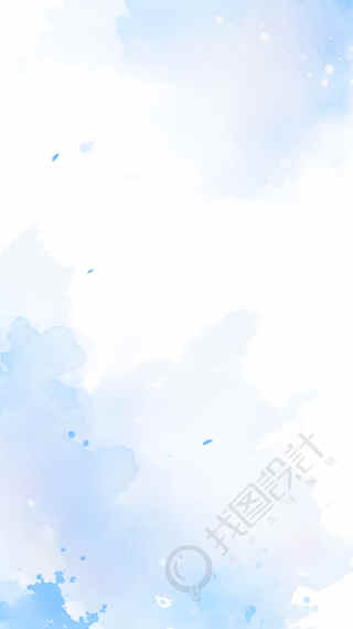 蓝色墨点创意简约背景