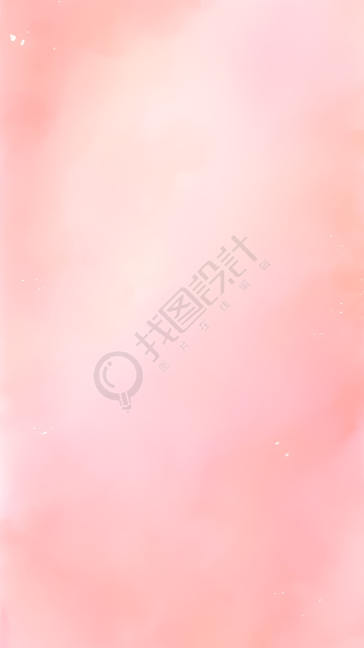 藕粉色纯色极简背景