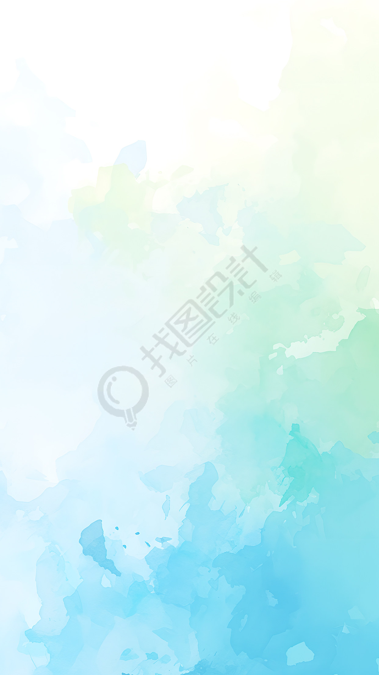 小清新风格水彩背景