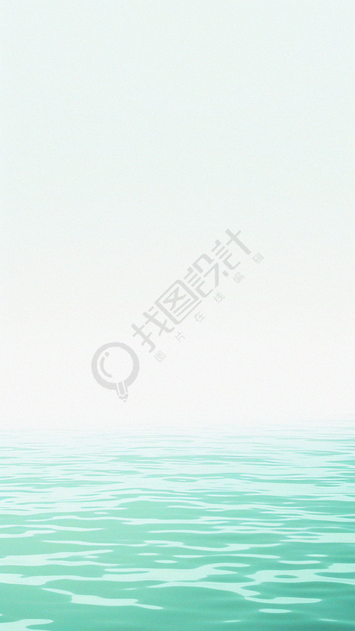清澈海水夏天简约背景