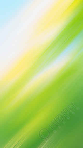 绿色渐变唯美小清新背景