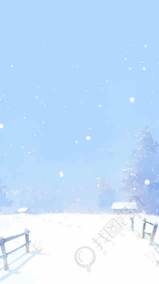 冬天鹅毛大雪创意背景