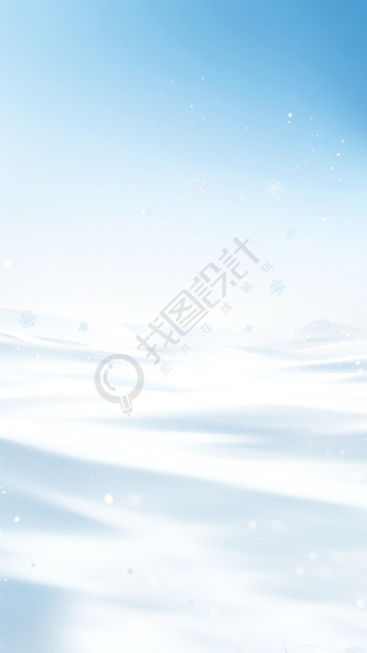 冬至鹅毛大雪简约背景