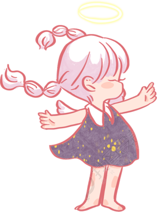 双马尾小女孩