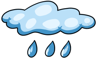 云/下雨