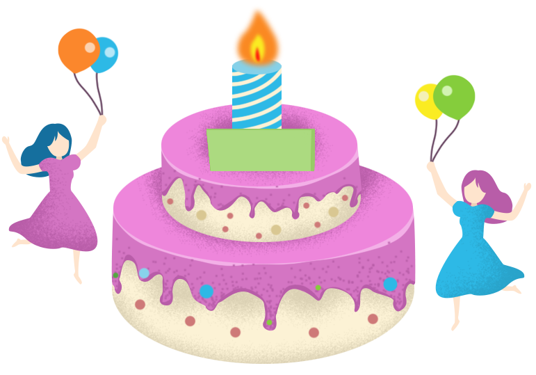 周年庆/生日/聚会/蛋糕庆祝