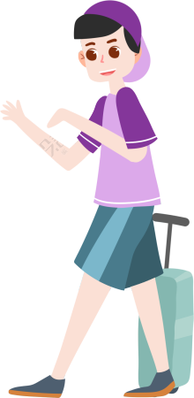 男孩旅游