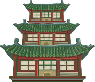古风城市城楼建筑
