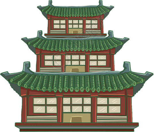 古风城市城楼建筑