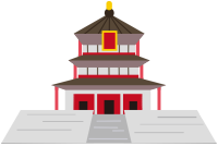 扁平风古建筑