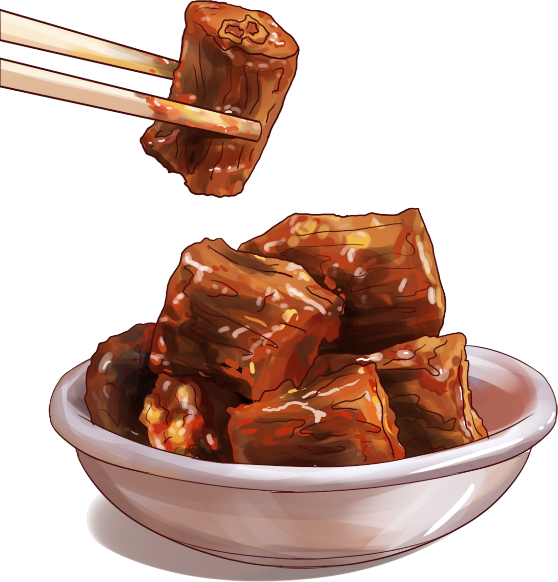 麻辣鸭脖