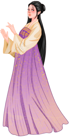 中国风长发女生