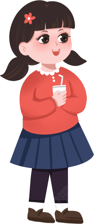 双马尾小女孩
