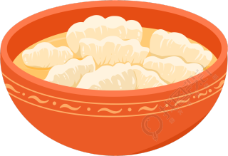 一碗水饺