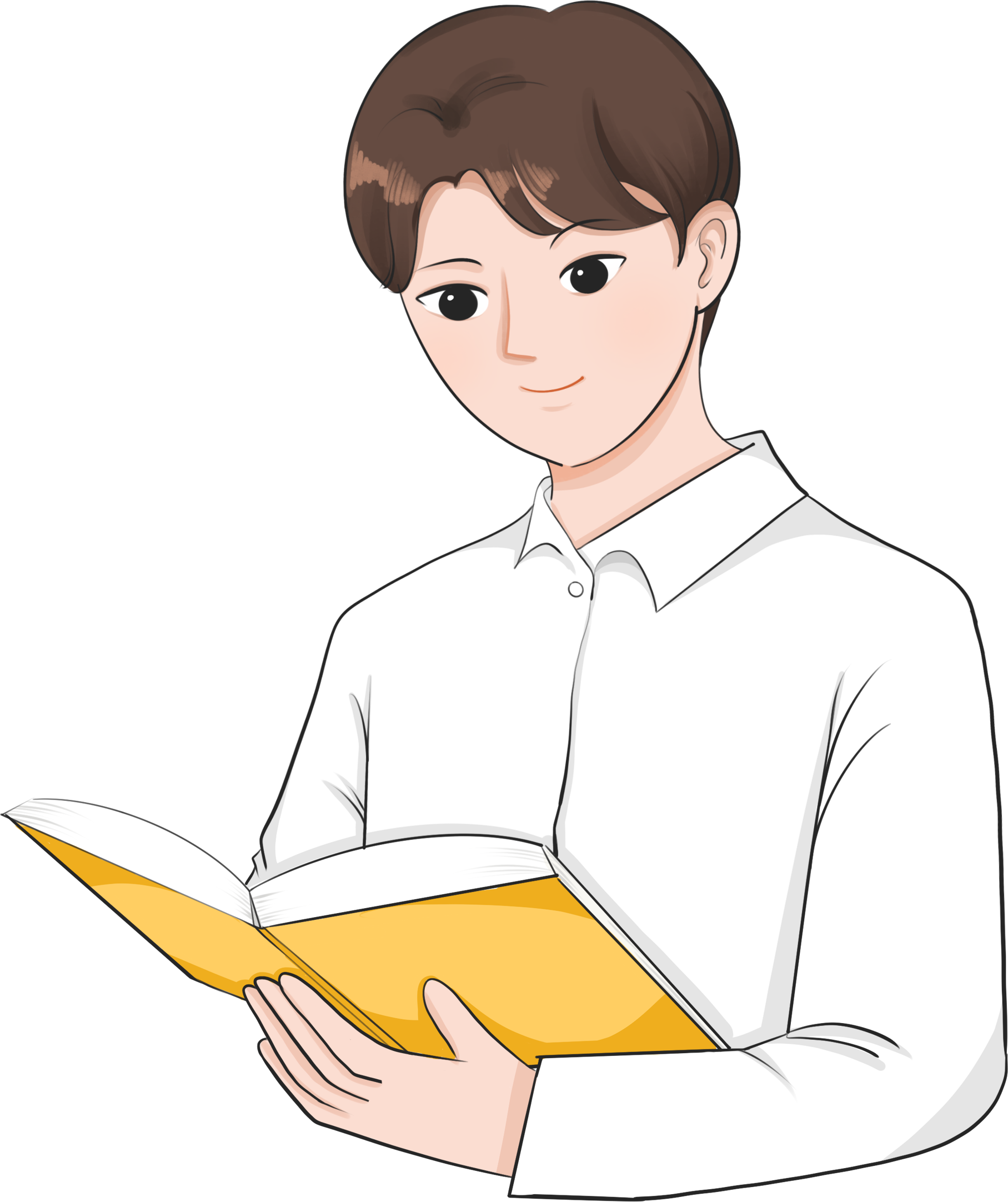 看书男生