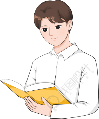 看书男生