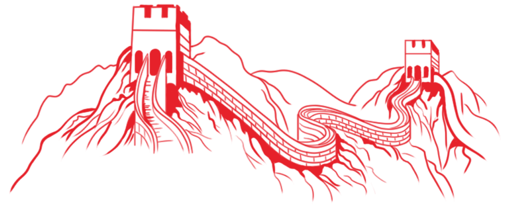 长城线描