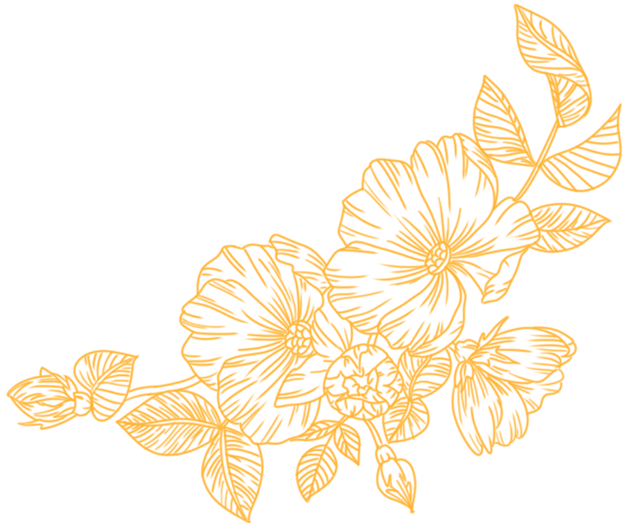 金色花团