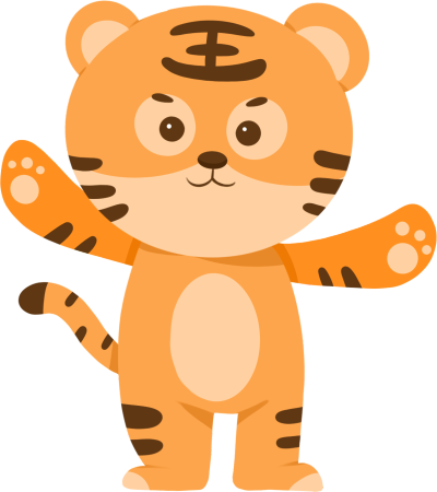 打招呼老虎