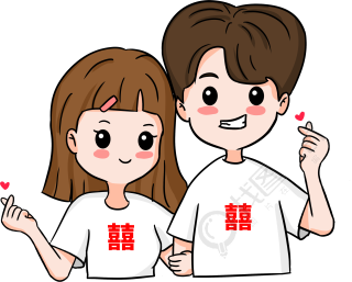 比心情侣
