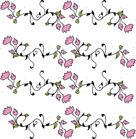 手绘花纹