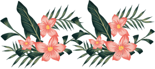 花丛花纹素材