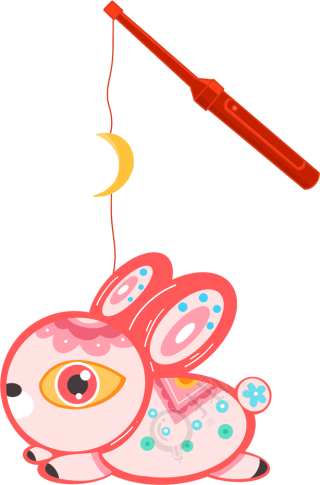 兔子灯笼素材