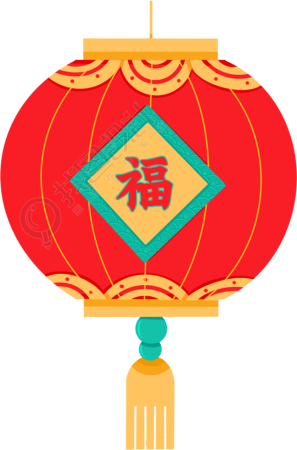 春节吊饰福字灯笼