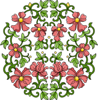 手绘花纹图案