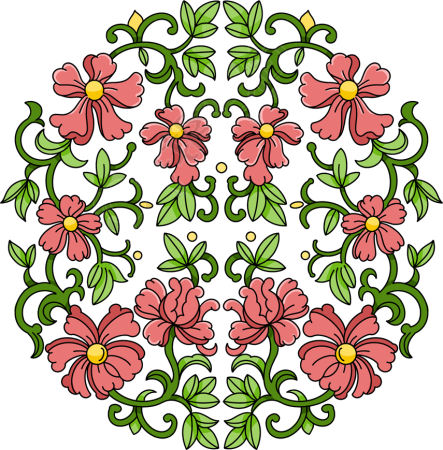 手绘花纹图案