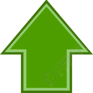 朋友圈绿色箭头