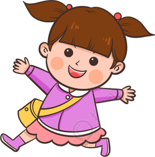 放假了女孩