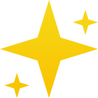 黄色闪光星星