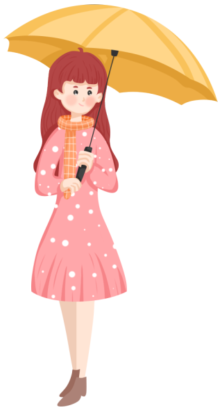 打伞女孩