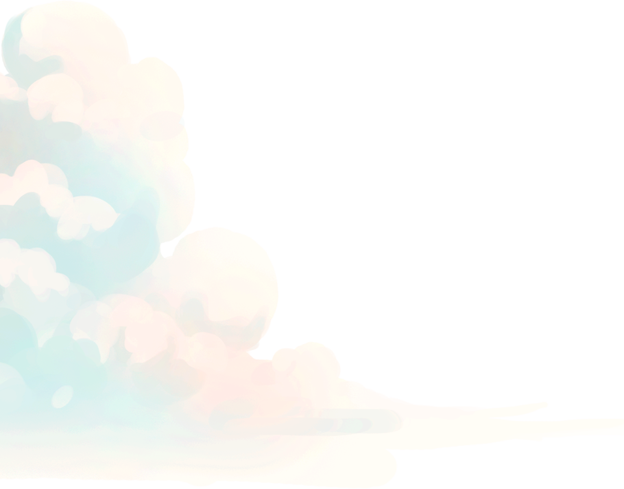 彩色云朵