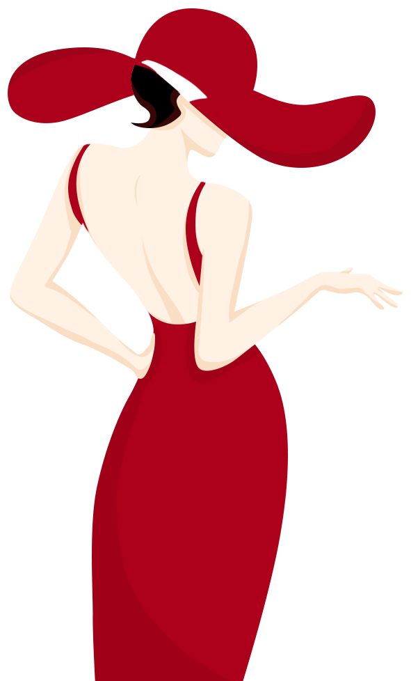 女人背影
