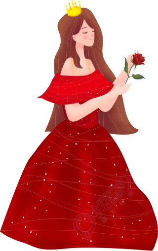 三八妇女节人物插画