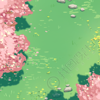 春天草地背景