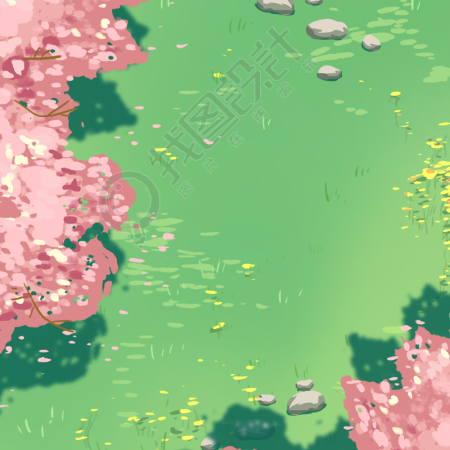 春天草地背景