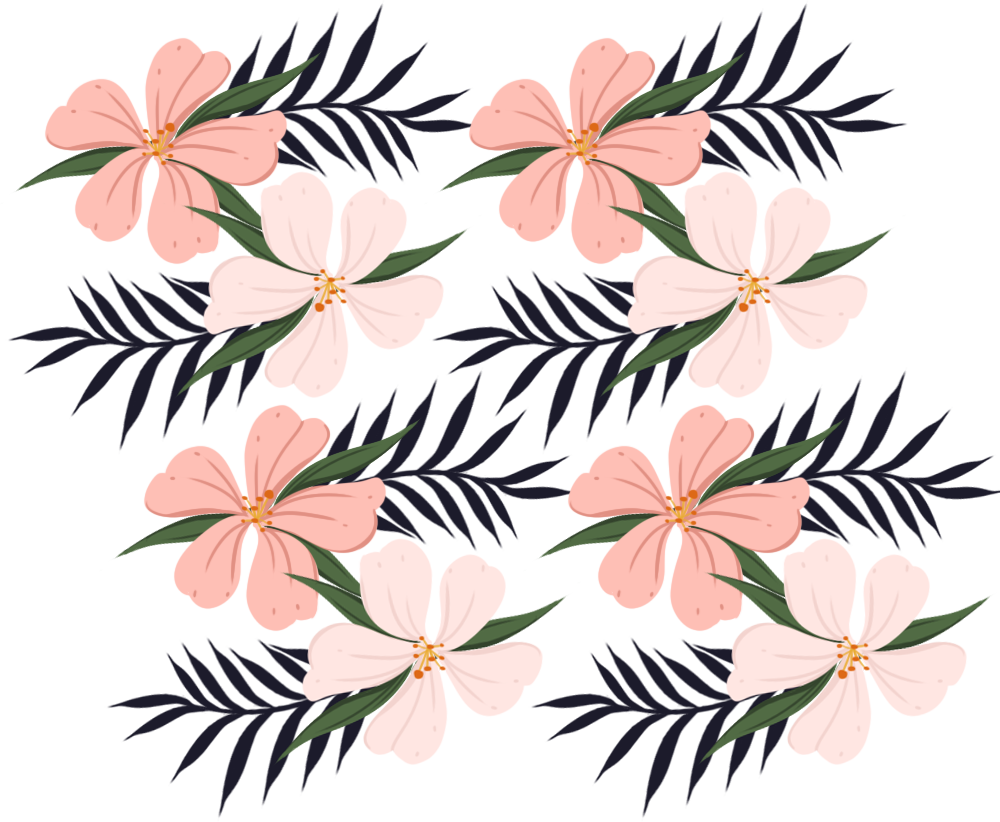 花朵叶子花纹素材