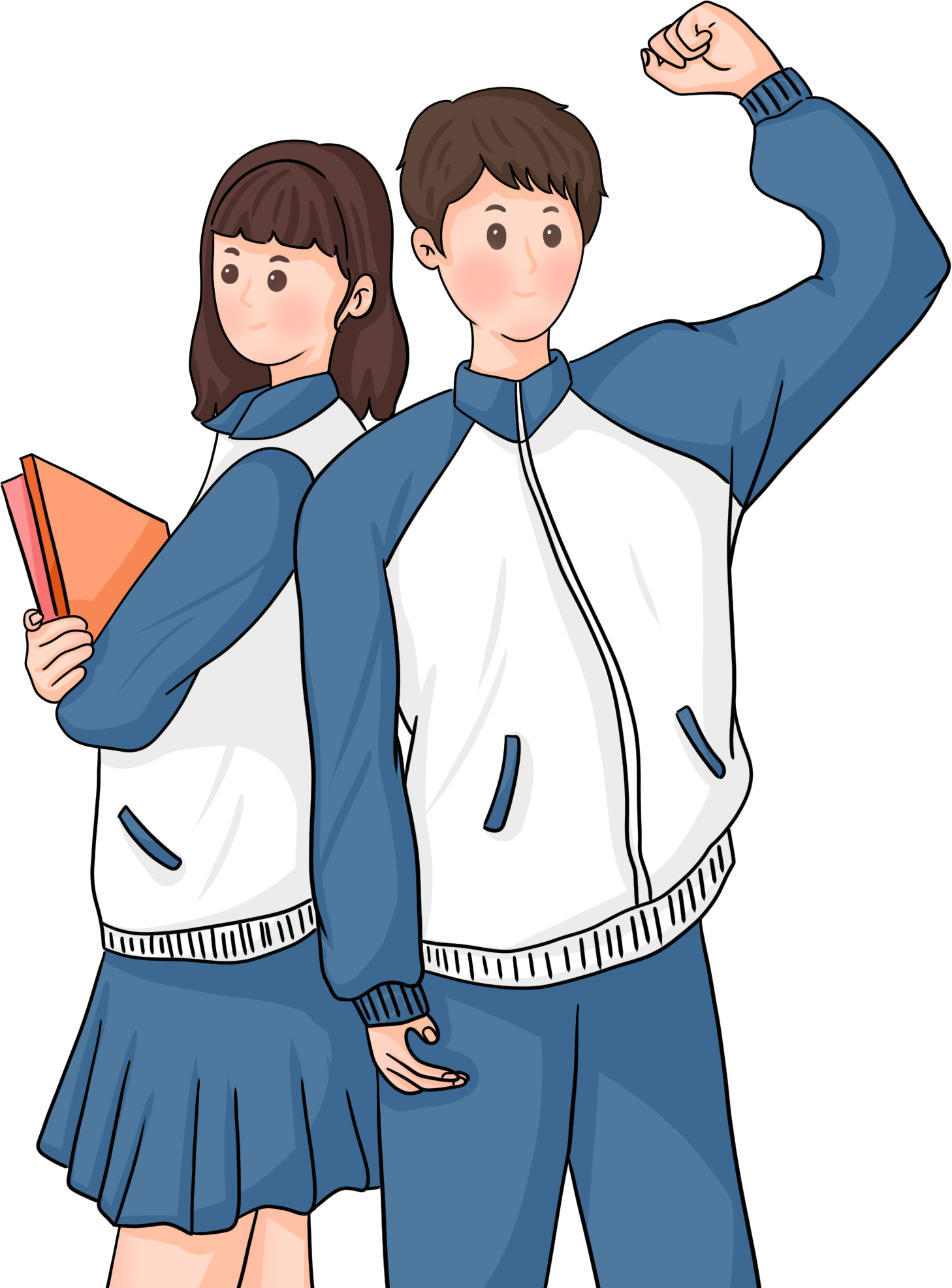 男女高中生图片