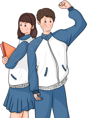 男女高中生图片