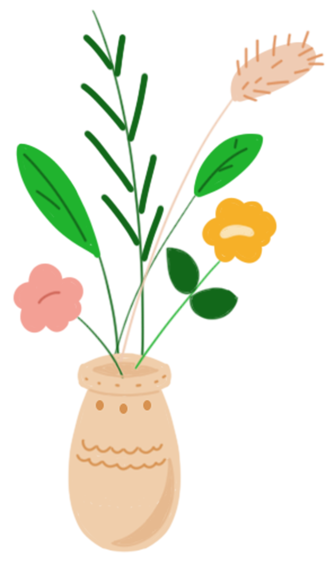 插画花瓶图片