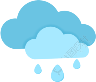 多云下雨图片