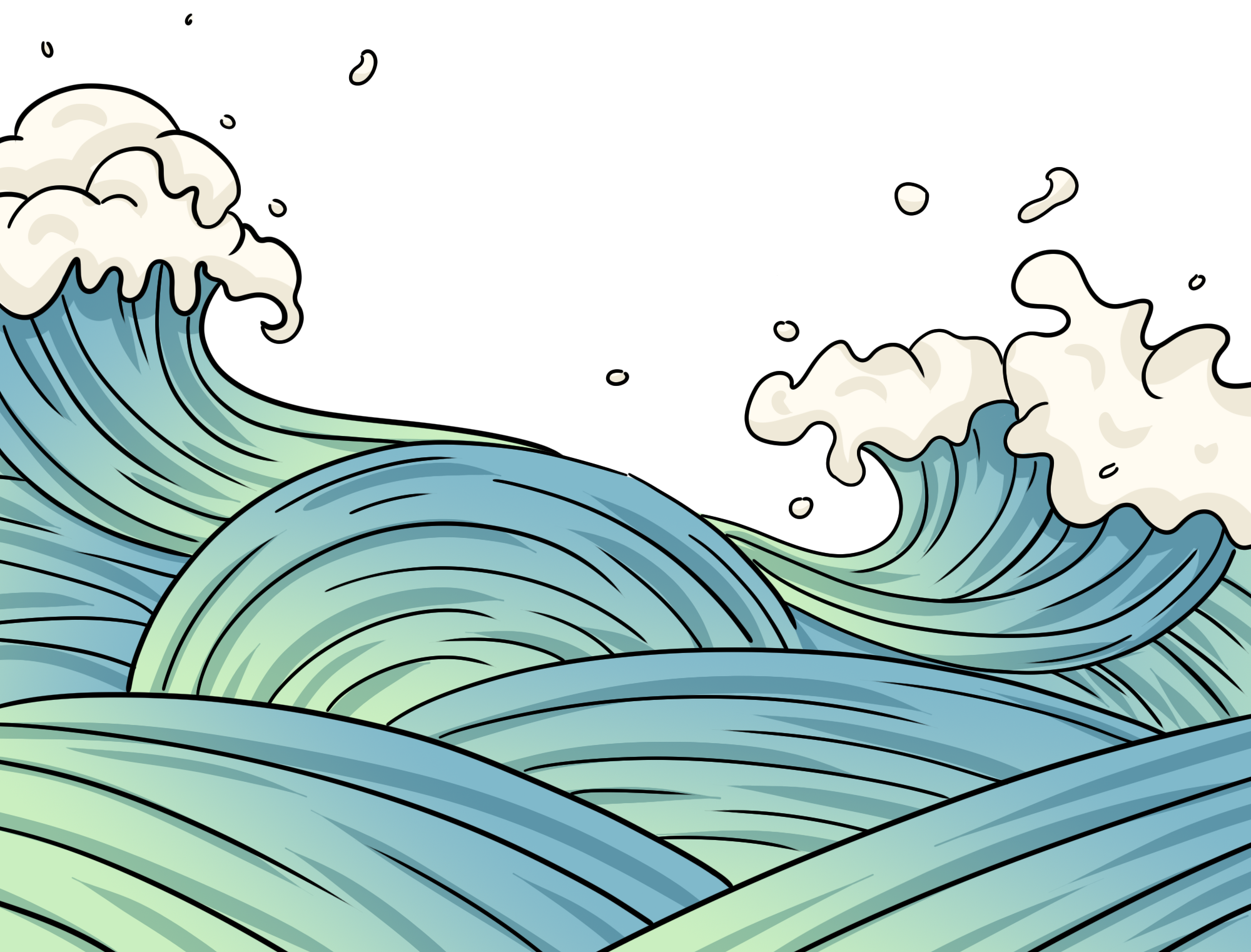 海浪图片