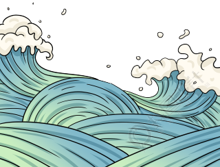 海浪图片