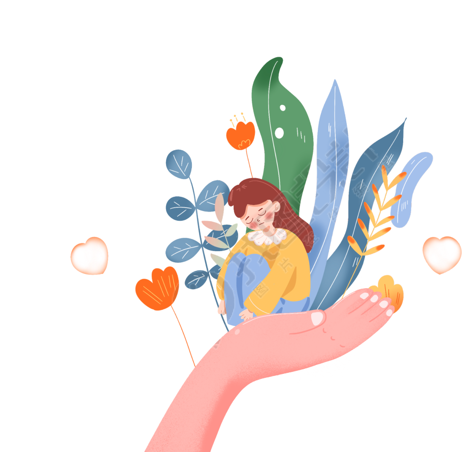 掌心人物图片