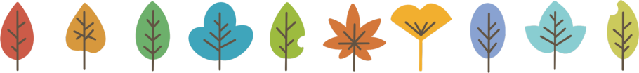 树叶分割线图片